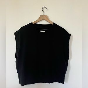 EUC Abercrombie & Fitch SOFT AF collection - Black Jersey Crop